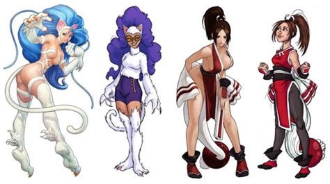 Sexy Fighting Game Characters Redesigned
