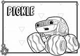 Blaze Coloring Pickle Pages Monster Machines Sidekick Xcolorings 1280px 126k Resolution Info Type  Size Jpeg Printable sketch template