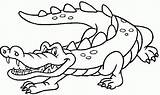 Cocodrilo Dibujos Alligator Crocodile sketch template