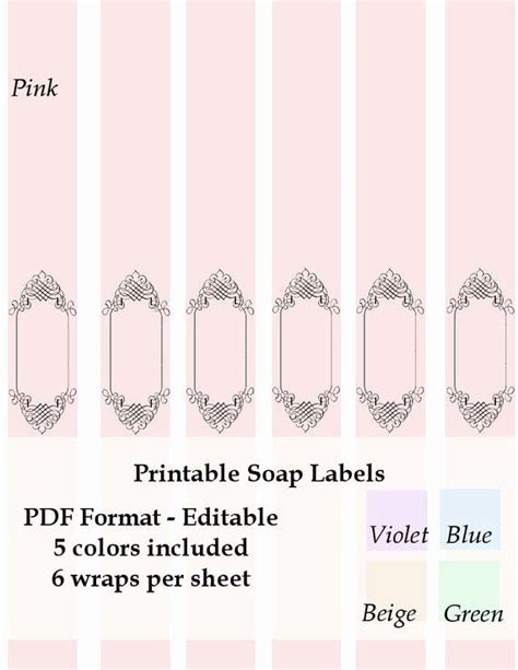 printable soap label templates beautiful printable soap labels