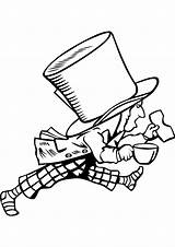 Mad Hatter Drawing Coloring Handout Below Please Print Click sketch template