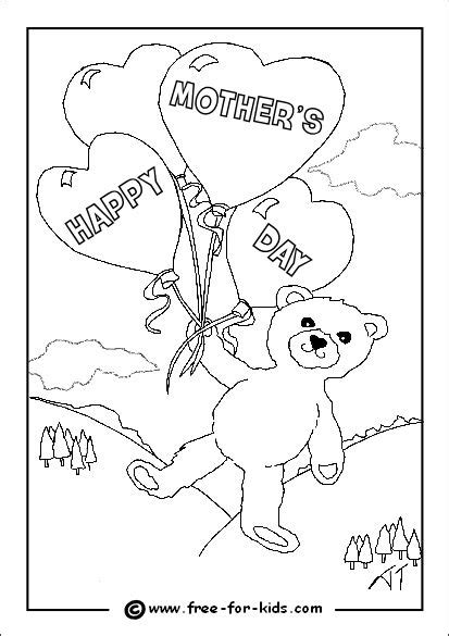 mothers day colouring sheets