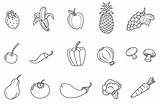 Coloring Vegetables Weclipart Ables sketch template