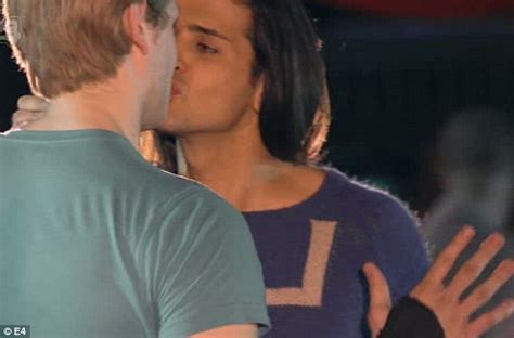 made in chelsea star ollie locke attempts to kiss male date at roller disco daily mail online