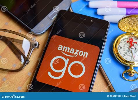 amazon  app  smartphone screen editorial photography image  developed editorial