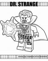Coloring Strange Doctor Pages Dr Lego Avengers Marvel Printable Comments Truenorthbricks Super Popular sketch template