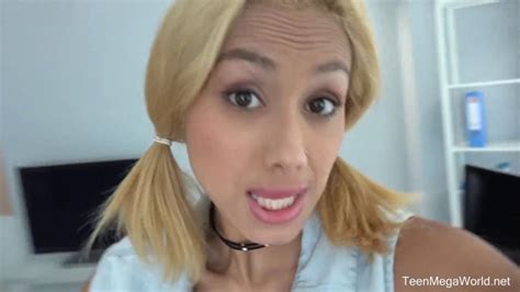 beauty veronica leal blonde with a camera