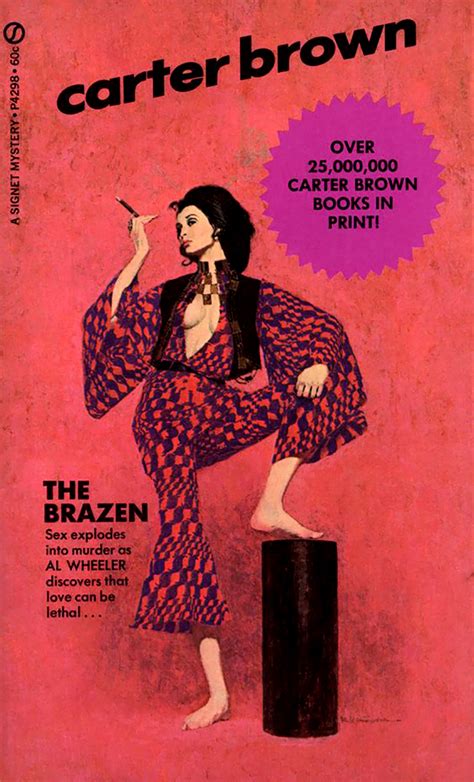 the penny dreadful covers of carter brown novels puppies
