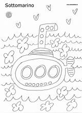 Colorare Disegni Bambini Sottomarino Mammafelice Paesaggi sketch template