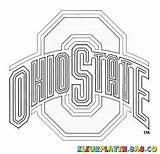 Ohio Coloring State Football Pages Color Buckeyes Block Drawings Kleurplaten University Printable Stencil Crafts Kids Woodworking Colors Birthday Books Voor sketch template