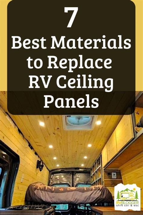 materials  replace rv ceiling panels rvblogger