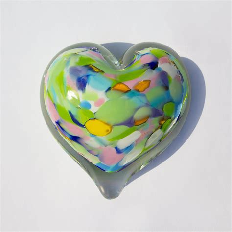 Party Mix By April Wagner This Hot Sculpted Handmade Glass Heart