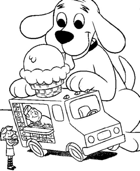 ice cream truck coloring page  getcoloringscom  printable
