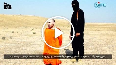 Is Releases Video It Says Shows The Beheading Of Steven Sotloff The