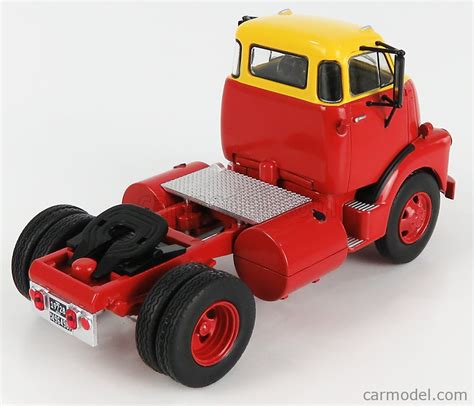 ixo models tr scale  gmc   tractor truck  assi  red yellow