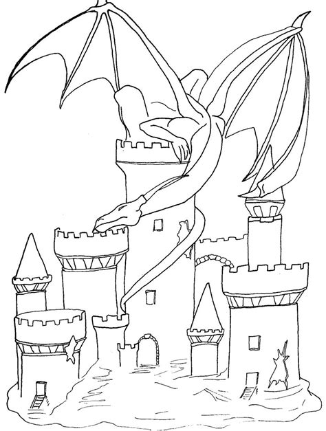 dragon castle  morrbyd  deviantart