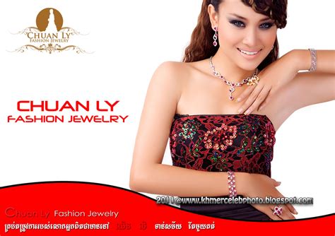 celebrity picture blog cambodia super model with chuan ly fashion jewelry