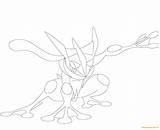 Greninja Pages Pokemon Coloring Mega Online Printable Color Print Template Coloringpagesonly sketch template