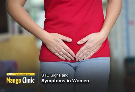 std signs and symptoms in women mango clinic