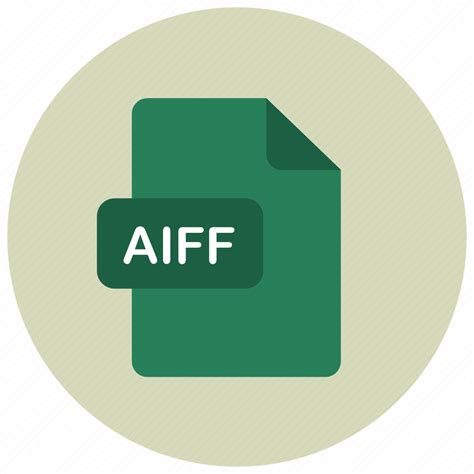 aiff extension file type icon   iconfinder