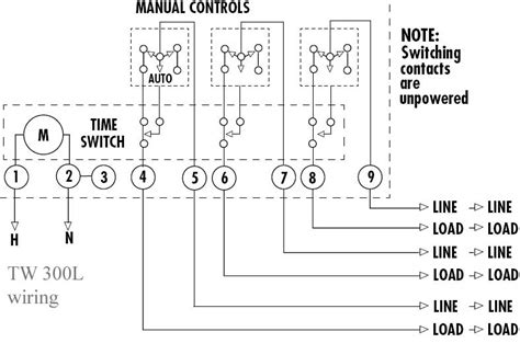 time clock dpdt wiring diagram