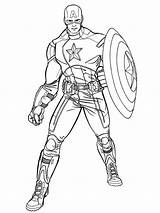 Captain Supereroi Kapitan sketch template