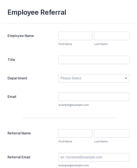 employee referral form template jotform