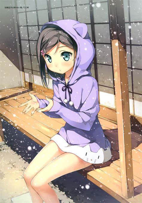 daily kantoku 136 tsukiko in a neko hoodie~ [henneko] awwnime