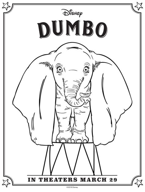 dumbo coloring pages  printables april golightly