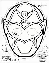 Power Rangers Coloring Mask Ranger Printable Pages Super Masks Mega Birthday sketch template