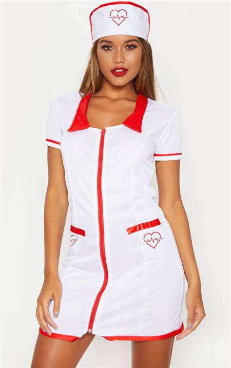 Sexy Nurse Halloween Fancy Dress Outfit Prettylittlething Free Hot