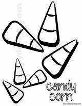 Coloring Candy Corn Pages Halloween Printable Print Candycorn Kids Printables Cute Getdrawings Getcolorings Color sketch template