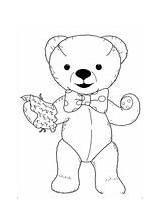 Coloring Andy Teddy Bear Pandy Pages sketch template