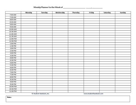 daily organizer planner  staff  employee templates