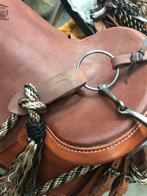 harness leather slobber strap buckaroo leather products