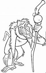 Rafiki Lion King Coloring Sketch Pages Colouring Cartoonbucket Monkey Disney Gif Characters Simba Drawings Sheets Book Horse Href Embed Src sketch template
