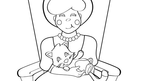 Pussy Cat Pussy Cat Coloring Page Mother Goose Club