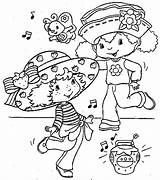 Shortcake Tanzen Fresita Rosita Erdbeer Colorat Charlotta Capsuni Fiesta Fraise Kinder Ausmalbilder P19 Planse Aardbei Ballano Notas Musique Primiiani Animaatjes sketch template