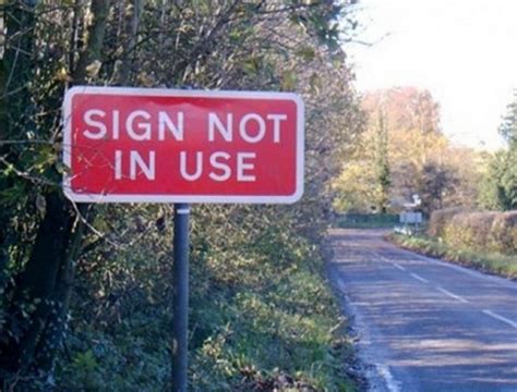 signs that make absolutely no sense do not make what guff