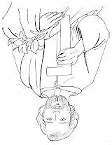 St Joseph Coloring Worker Upside Scan Him Down sketch template