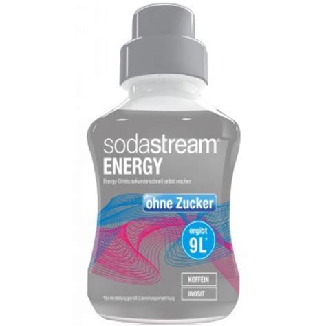 sodastream sirup energy ohne zucker ml xenudo