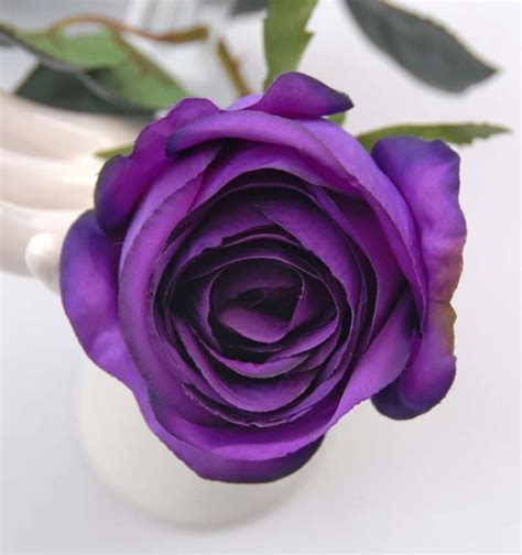 large purple silk rose wedding flower sample sarah s flowers