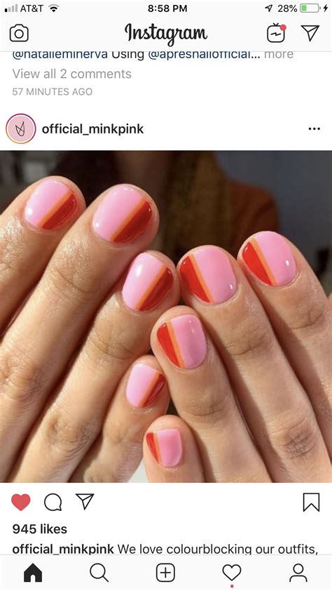 pin  jill oneil  nails nails nail polish mink pink