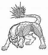 Manticore Coloring Lineart 1400px 9kb 1214 sketch template
