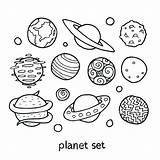 Planetas Planets Planeta Mundos Getdrawings Ficticios Pianeti Contorno Conhecido Fictícios Coloringhome Controls sketch template