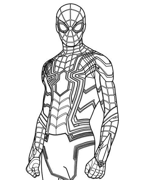 ps spider man suit coloring page coloring pages