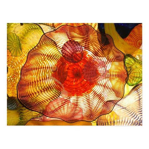 Colorful Glass Abstract Postcard In 2021 Glass Art Art