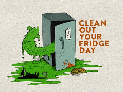 november  clean   fridge day  justin miller dribbble