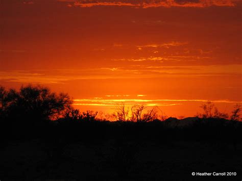 heathers daily  sunset   desert
