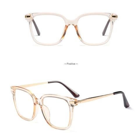 buy rfolve elegant square glasses frame gold alloy